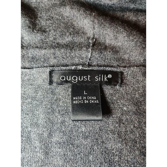 August Silk Cardigan W Sz Large, Office Wear, Draped, Silk - Picture 3 of 9